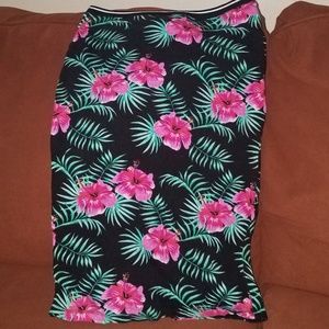 Floral Cotton Skirt